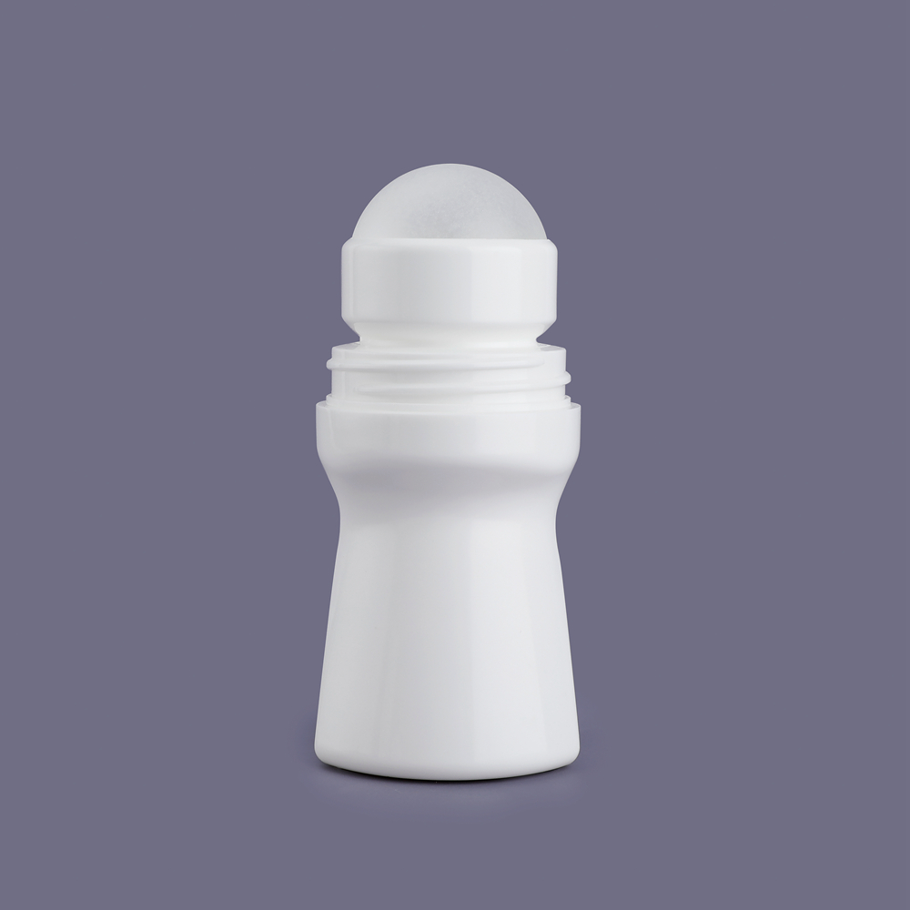 Materiali personalizzati e logo Flacone deodorante ricaricabile satinato da 50 ml, deodorante roll on bottiglia, deodorante roll on bottiglia di lusso