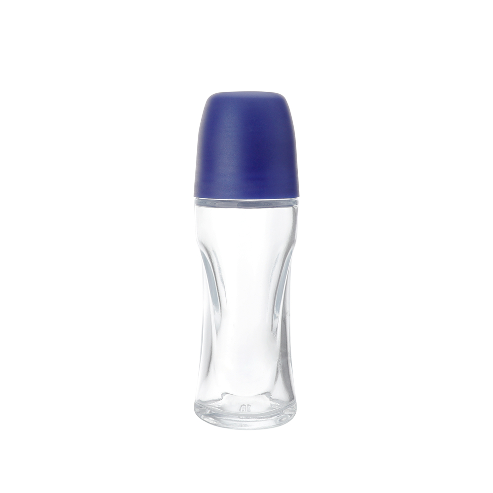 Campione gratuito personalizzato Massaggio cosmetico Confezione di lusso Rotolo di vetro smerigliato su bottiglia di profumo, flaconi per la cura del corpo