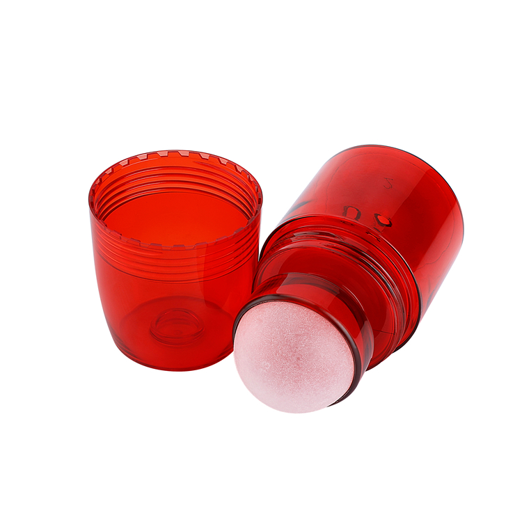 Deodorante in rotolo di plastica vuoto ricaricabile su contenitore Rotolo di plastica su flacone da 70 ml per deodorante